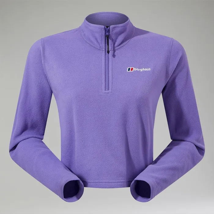 Fleece Women Berghaus URB Prism Cropped Half Zip Fleece 8211 Purple Fleece Women Berghaus URB Prism Cropped Half Zip Fleece 8211 Purple