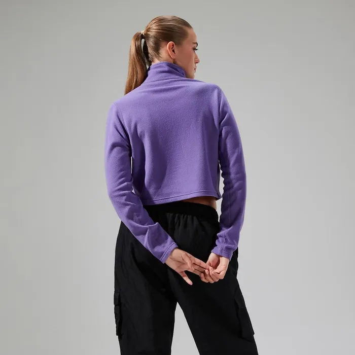 Fleece Women Berghaus URB Prism Cropped Half Zip Fleece 8211 Purple Fleece Women Berghaus URB Prism Cropped Half Zip Fleece 8211 Purple