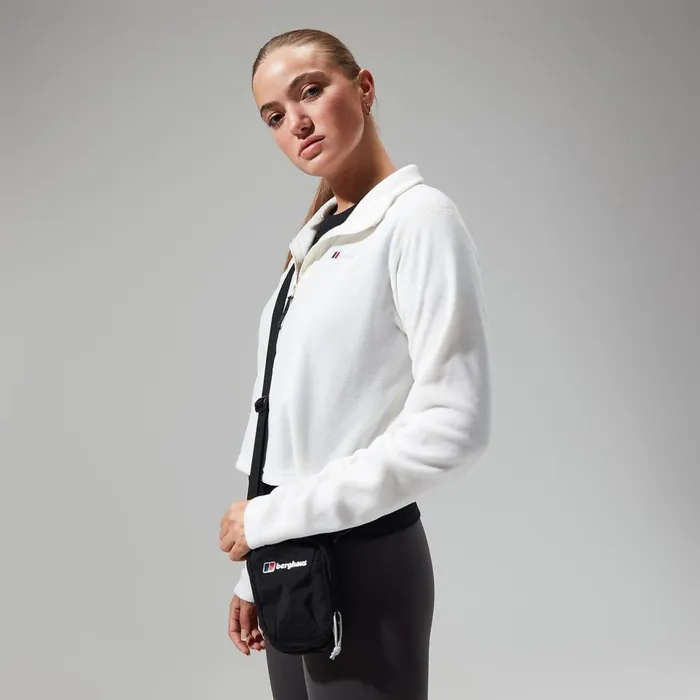 Fleece Women Berghaus Urban Prism Crop Half Zip 8211 Natural