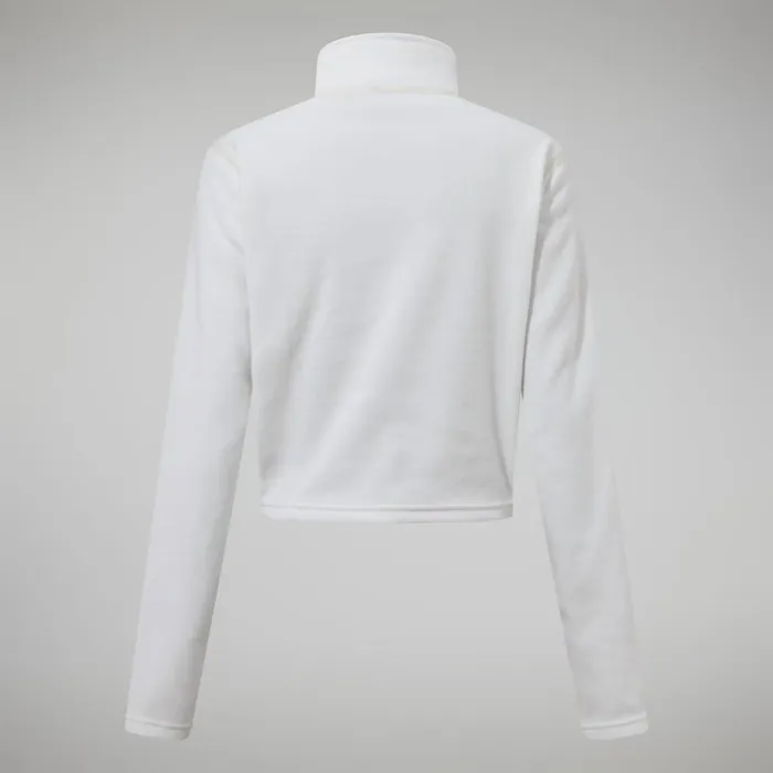 Fleece Women Berghaus Urban Prism Crop Half Zip 8211 Natural