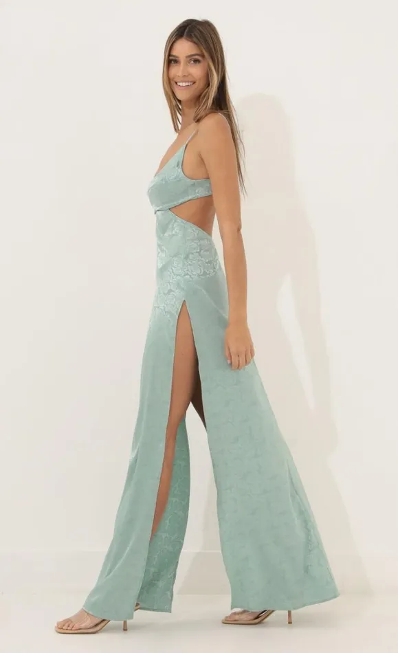 Floral Maxi Green Women LUCY IN THE SKY Maxi Dresses Floral Maxi Green Women LUCY IN THE SKY Maxi Dresses