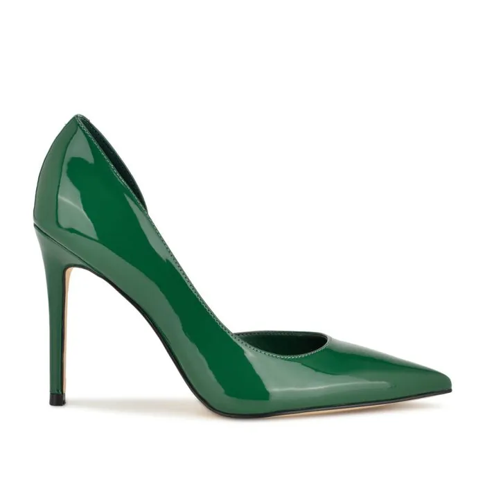 Folowe D039Orsay Pointy Toe Pumps Green Women Nine West Heels