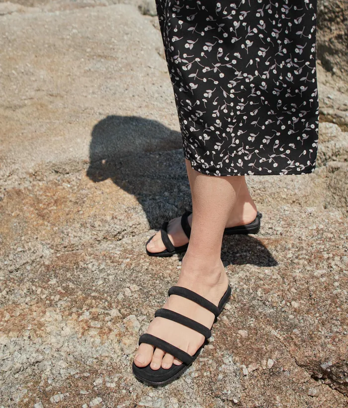 Footwear The Monroe Sandal Noir Suede 8211 Christy Dawn Women Footwear The Monroe Sandal Noir Suede 8211 Christy Dawn Women