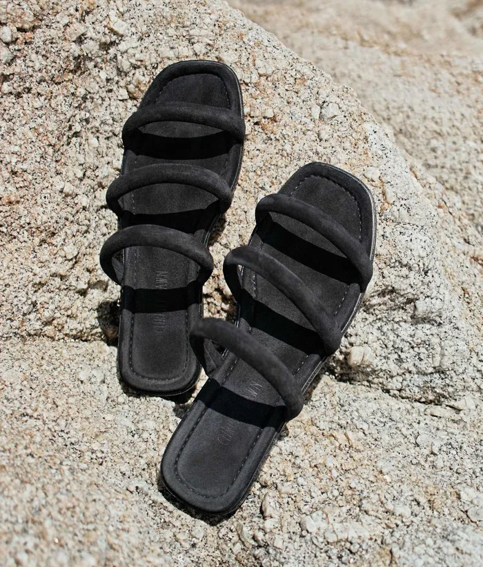Footwear The Monroe Sandal Noir Suede 8211 Christy Dawn Women Footwear The Monroe Sandal Noir Suede 8211 Christy Dawn Women