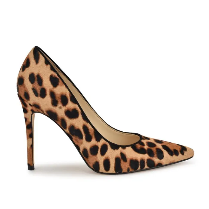 Fresh Pointy Toe Pumps Leopard Women Nine West Heels
