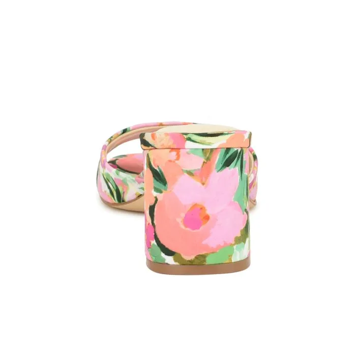 Gagen Slide Sandals Pink Floral Women Nine West Sandals Gagen Slide Sandals Pink Floral Women Nine West Sandals