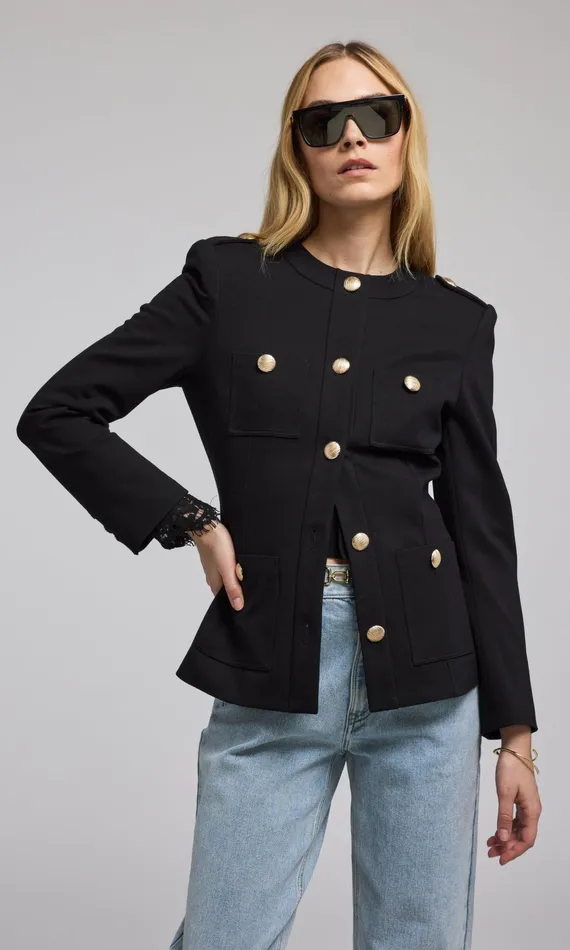 Generation Love Clothing Blazers and Jackets Alec Ponte Blazer Black 8211 Women