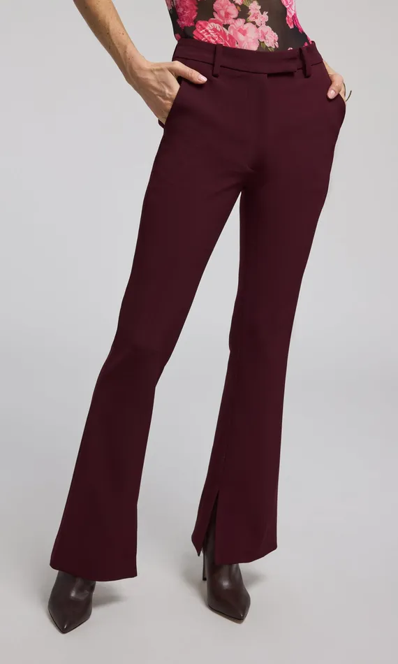 Generation Love Clothing Pants Cady Crepe Pants Malbec 8211 Women