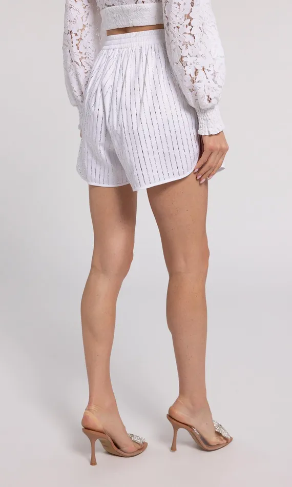 Generation Love Clothing Shorts Cassio Crystal Shorts Whiteclear 8211 Women