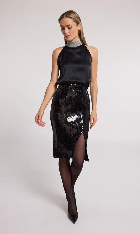 Generation Love Clothing Skirts Shenae Sequin Skirt Black 8211 Women