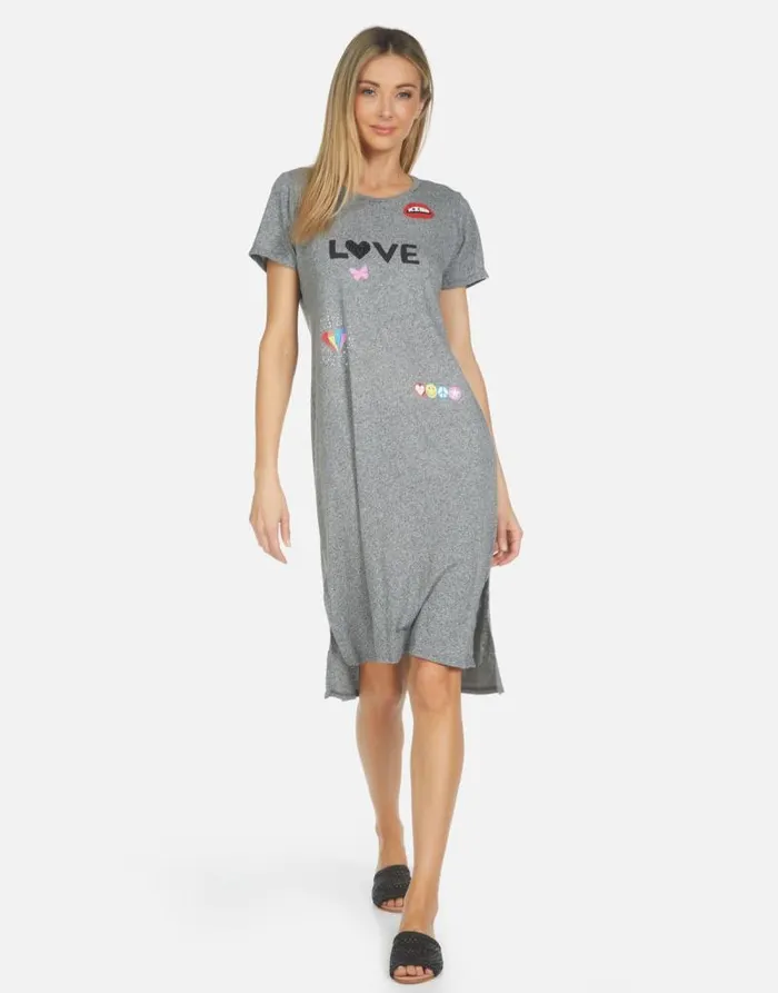 Genesis Crystal Love Elements Heather Grey Women Lauren Moshi Dresses