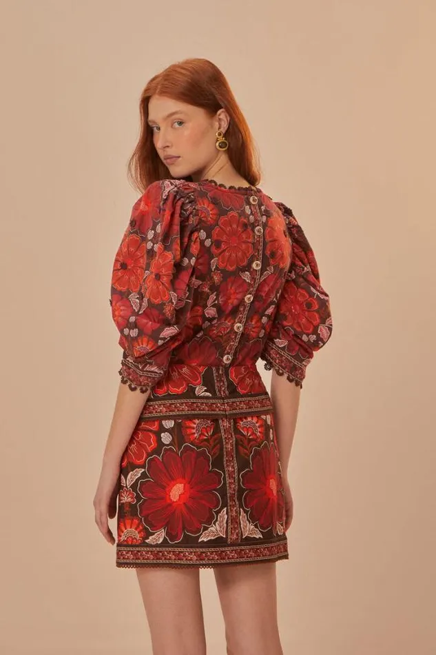 Gigi Tapestry Skirt Women FARM Rio Skirts Gigi Tapestry Skirt Women FARM Rio Skirts