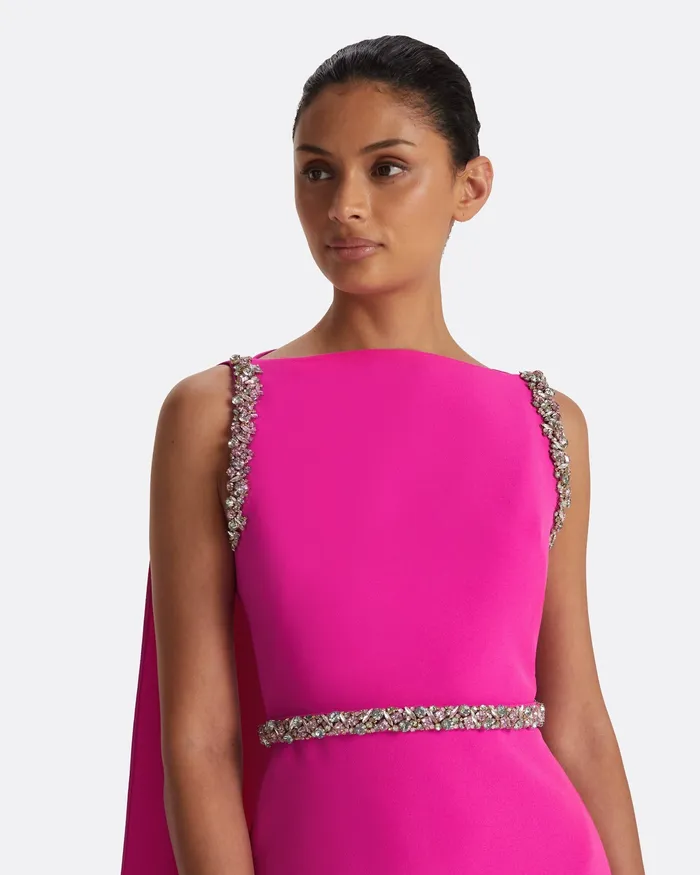 Ginevra Wild Strawberry Long Dress Wild Strawberry Icons Safiyaa Women