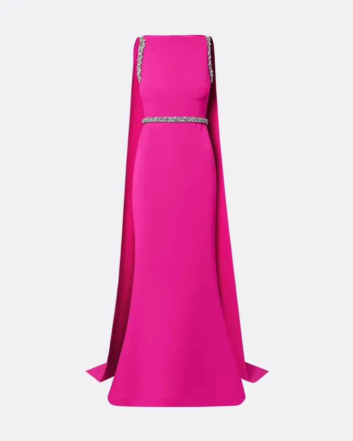 Ginevra Wild Strawberry Long Dress Wild Strawberry Icons Safiyaa Women