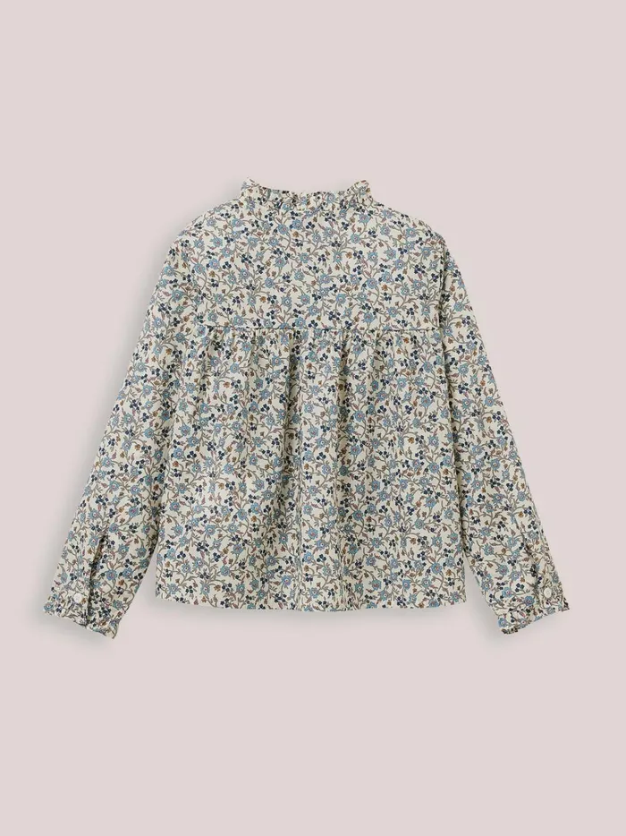 Girls Clothing Cyrillus Frilly Shirt Made With Liberty Fabric Lib Hannah Fay Girls Clothing Cyrillus Frilly Shirt Made With Liberty Fabric Lib Hannah Fay