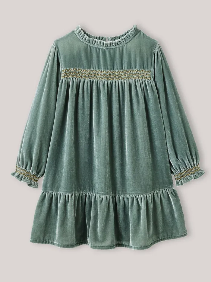 Girls Clothing Cyrillus Velvet Dress 8211 The Christmas Collection