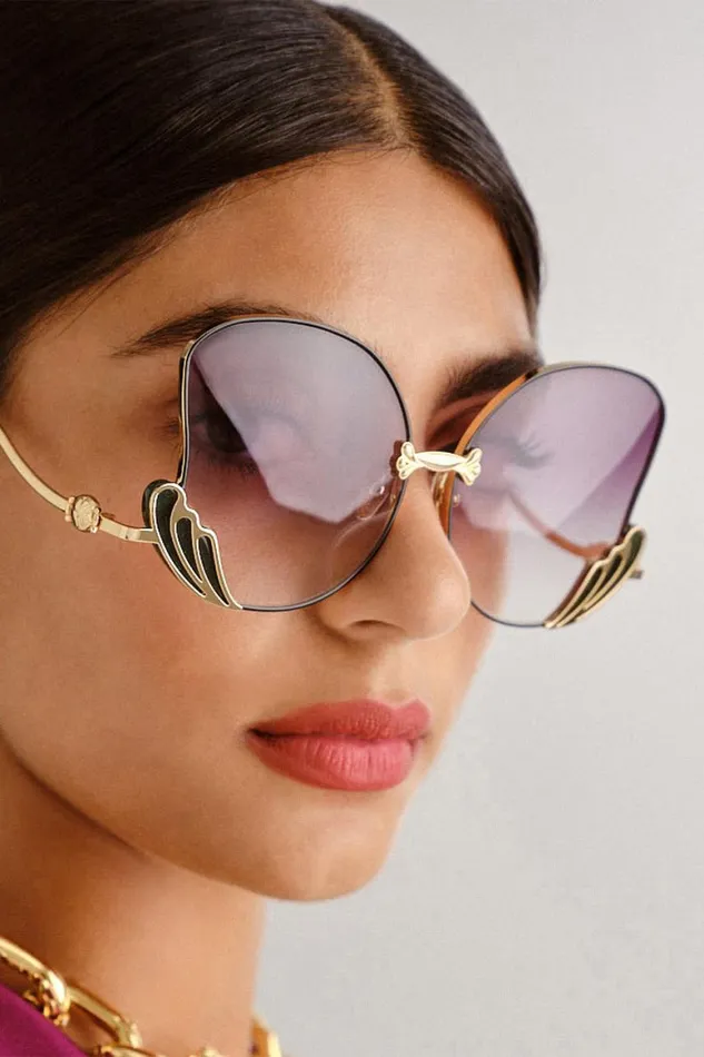 GODDESS ENERGY SUNGLASSES EMERALD MARBLE Emerald Marble WomensMens Camilla Sunglasses
