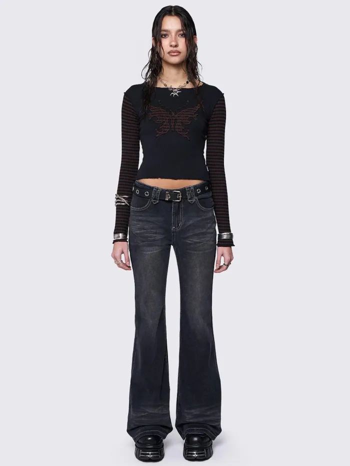 Grace Flare Jeans Women Minga London Bottoms