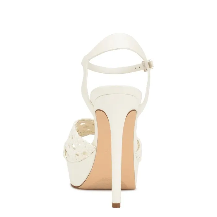 Grecia Platform Sandals White Women Nine West Sandals Grecia Platform Sandals White Women Nine West Sandals