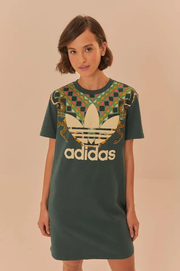 Green Adidas Farm Rio TShirt Dress Women FARM Rio Tshirts Green Adidas Farm Rio TShirt Dress Women FARM Rio Tshirts