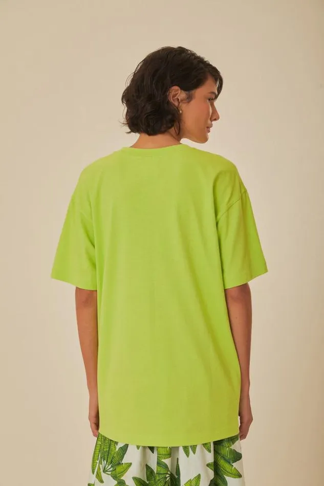Green Sounds Like Brasil Organic Cotton TShirt Women FARM Rio Tshirts