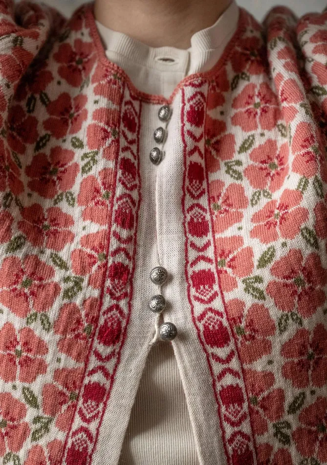 Gudrun Sjdn Anemone Cardigan In Organic Wool Women Cardigans