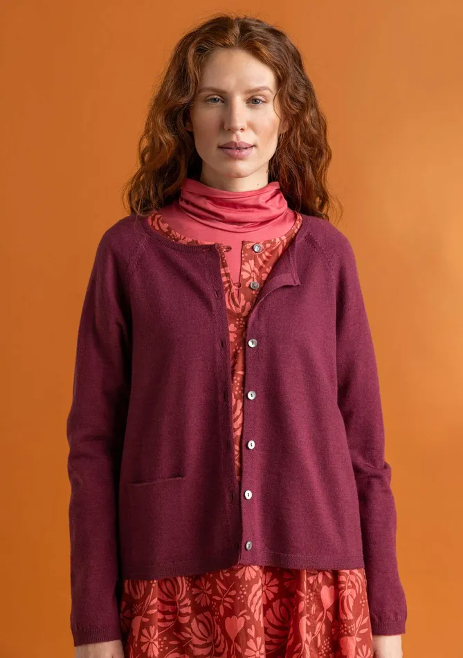 Gudrun Sjdn Cardigan In Organic Wool Women Cardigans