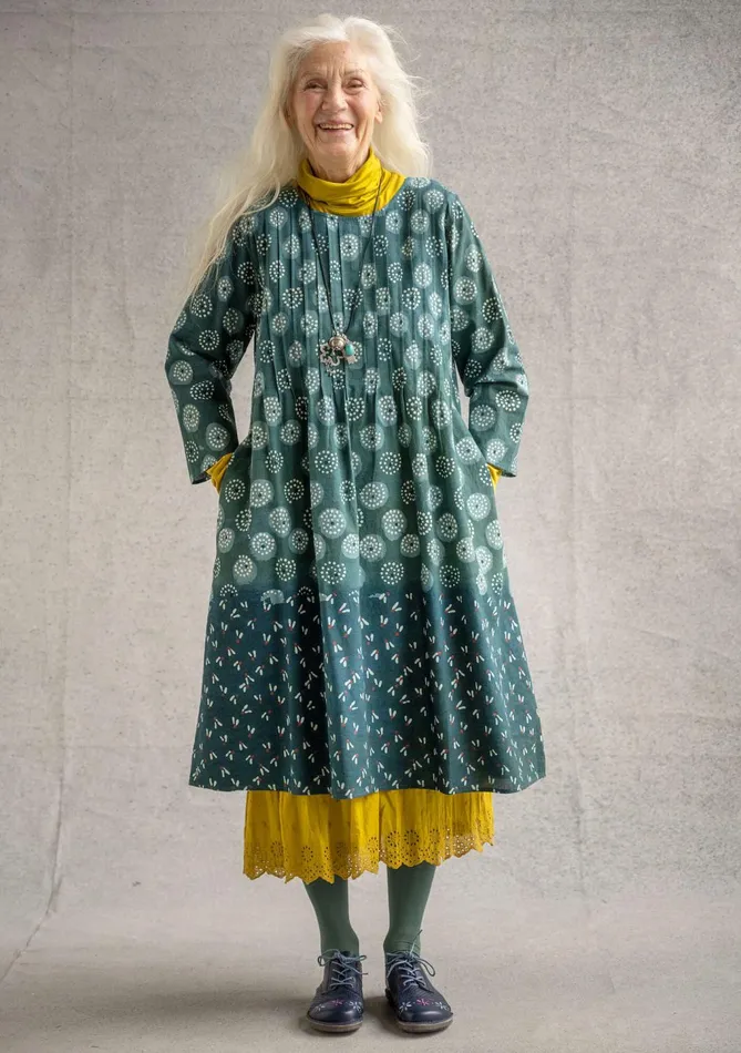 Gudrun Sjdn Clay Woven Dress In Organic Cotton Women Dresses