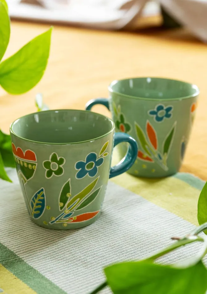 Gudrun Sjdn Flower Pots Ceramic Mug Women Ceramics and Glassware