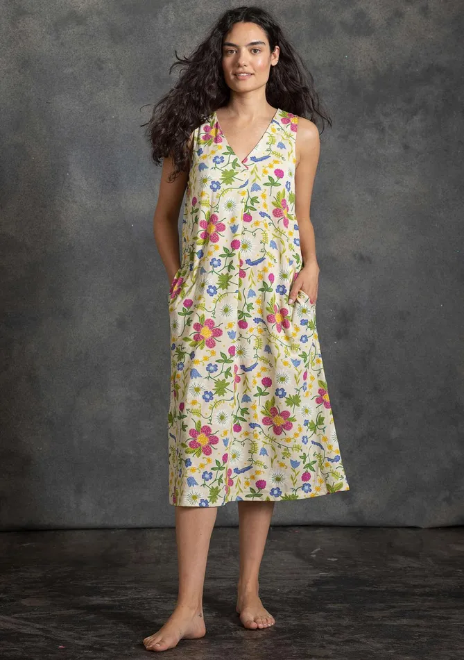 Gudrun Sjdn Midsommarsol Jersey Dress In Organic Cotton Women Dresses