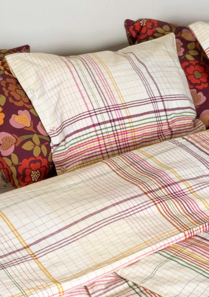 Gudrun Sjdn Rainbow Pillowcase In Organic Cotton Women Bedroom
