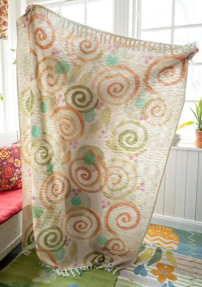 Gudrun Sjdn Rainbow Pillowcase In Organic Cotton Women Bedroom
