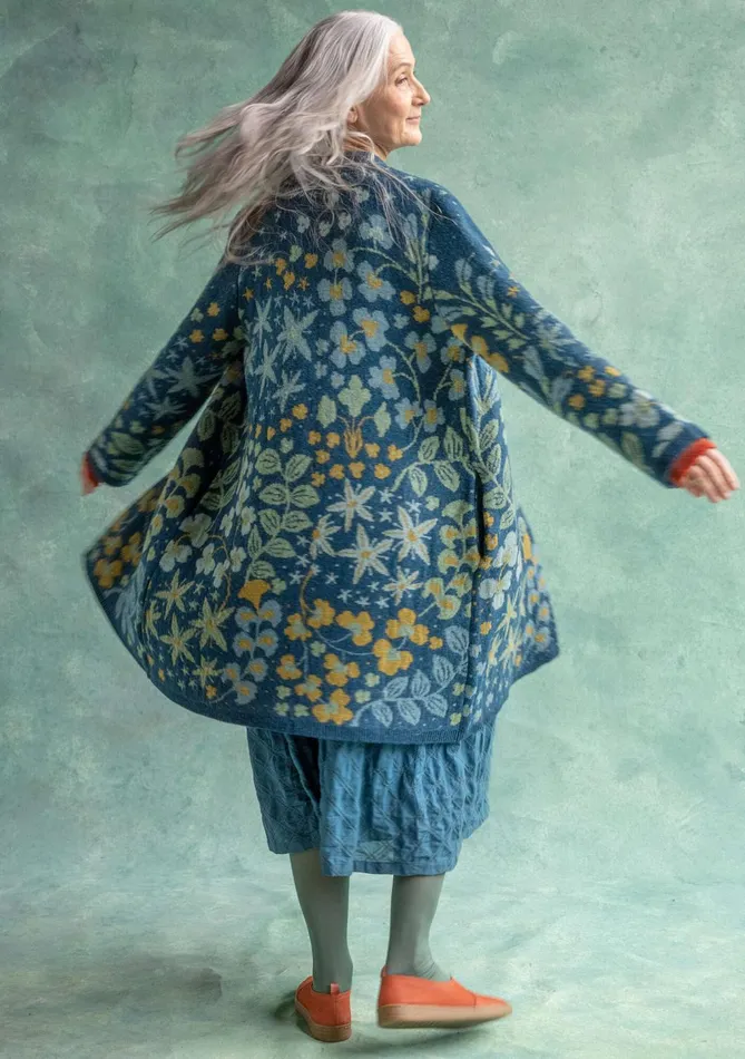 Gudrun Sjdn Saga Cardigan Coat In Recycled Wool Women Coats and Jackets