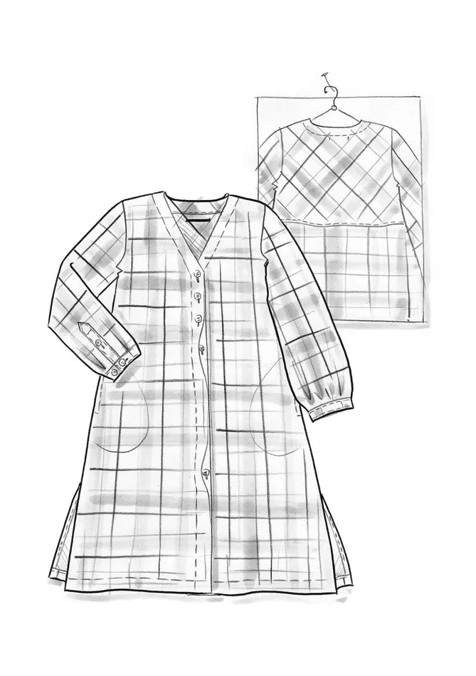Gudrun Sjdn Skagen Woven Dress In Organic Cotton Women Dresses