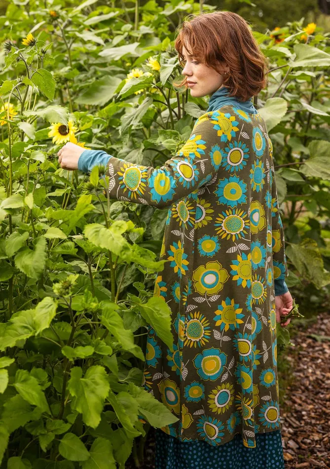 Gudrun Sjdn Sunflower Jersey Dress In Lyocell Women Dresses
