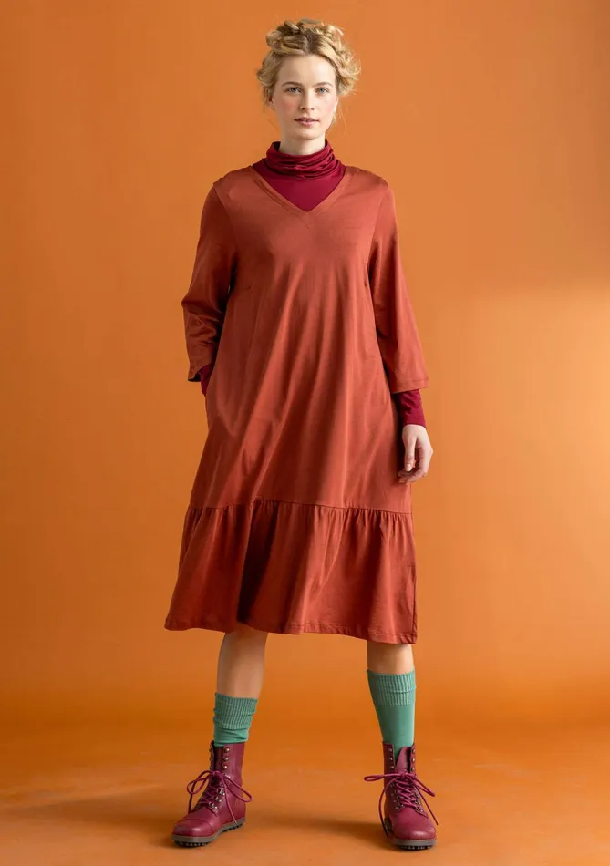 Gudrun Sjdn Tyra Jersey Dress In Organic Cotton Women Dresses