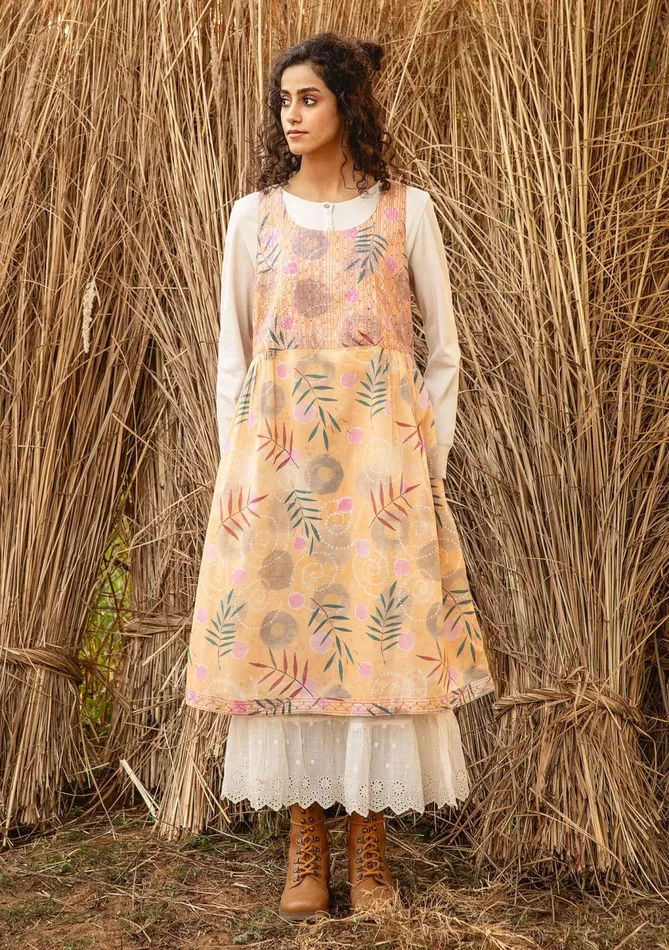 Gudrun Sjdn Woven Embla Dress In Organic Cotton Women Dresses