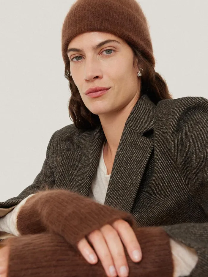 Halo Cashmere Mittens Ginger Women Jigsaw Hats and Gloves