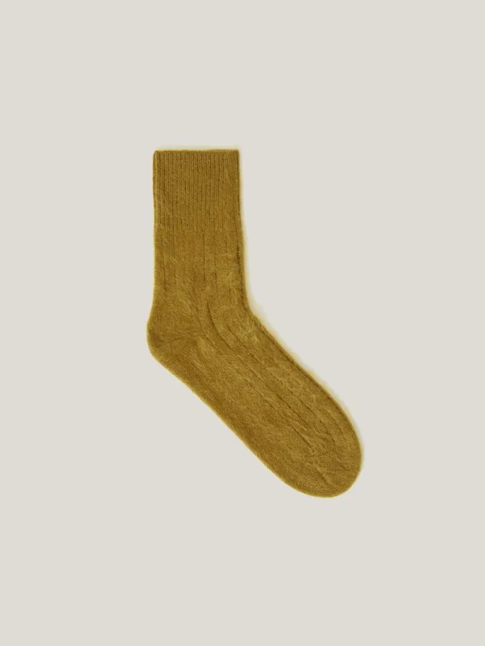 Halo Cashmere Sock Green Women Jigsaw Pyjamas and Loungewear