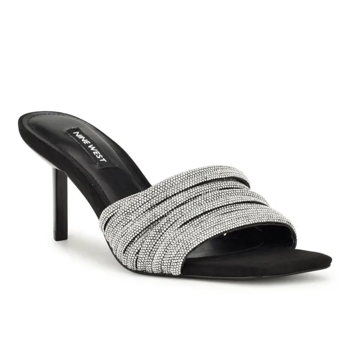 Harbor Heeled Slide Sandals Blackblack Women Nine West Sandals Harbor Heeled Slide Sandals Blackblack Women Nine West Sandals
