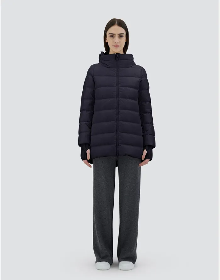 Herno ASHAPE JACKET IN NYLON CHAMONIX Navy Blue Women AShape