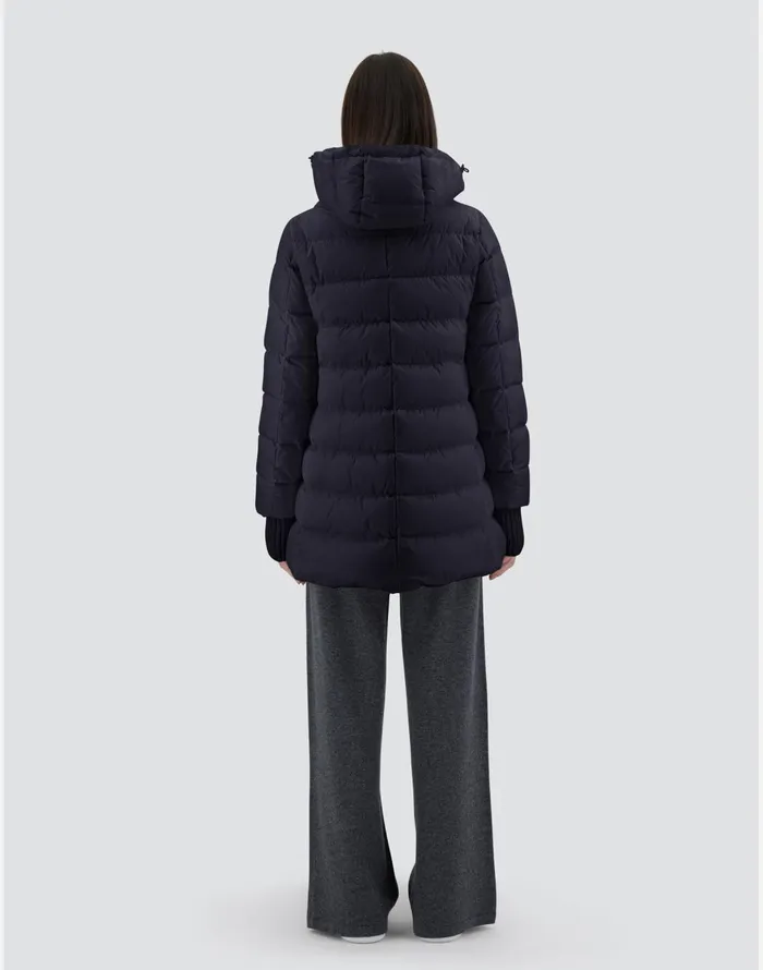 Herno ASHAPE JACKET IN NYLON CHAMONIX Navy Blue Women AShape