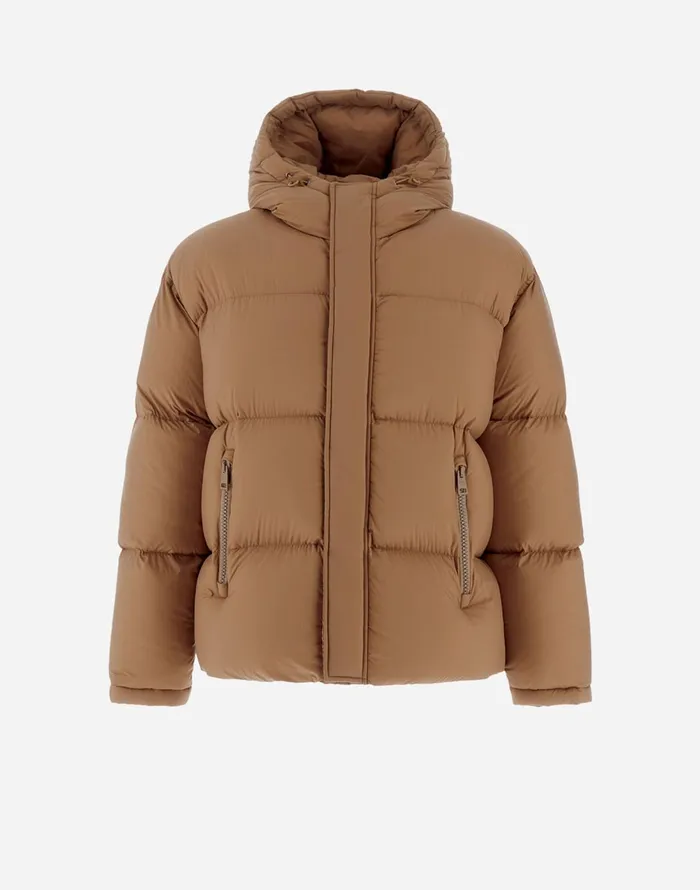 Herno BOMBER JACKET IN ECOAGE Camel Men Bomber