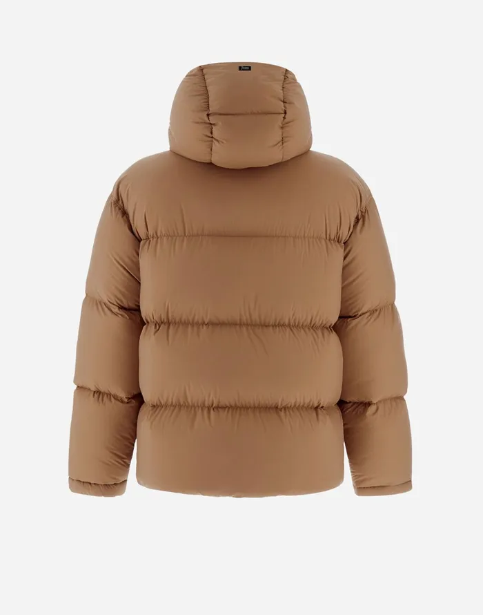 Herno BOMBER JACKET IN ECOAGE Camel Men Bomber
