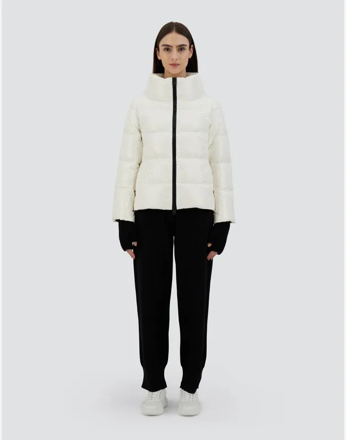 Herno CAPE IN GLOSS White Women Capes