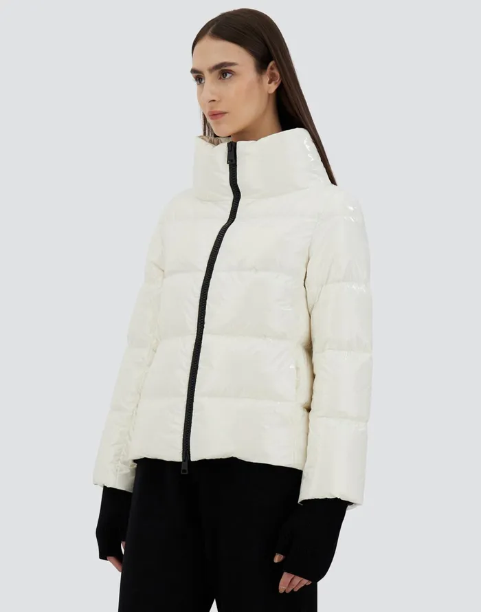 Herno CAPE IN GLOSS White Women Capes