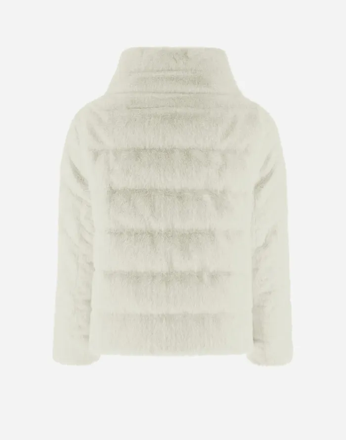 Herno CAPE IN NEW LADY FAUX FUR White Women Capes