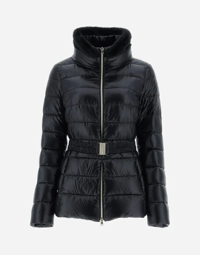 Herno CLAUDIA Black Women Parka and Jackets