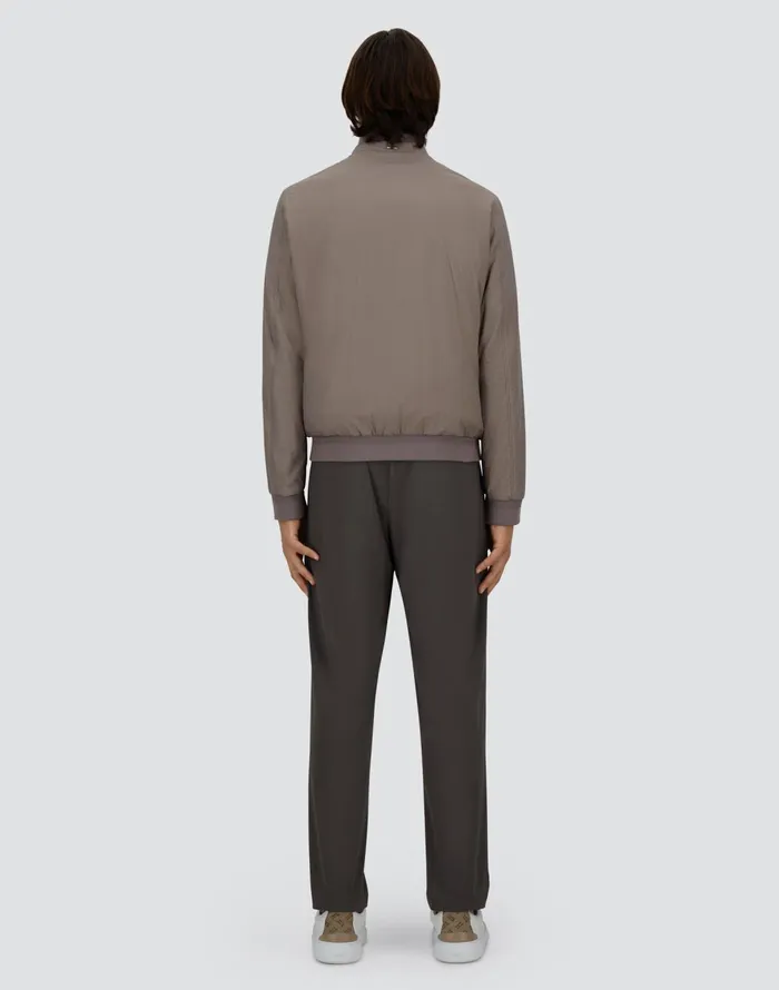 Herno ECOAGE HIGHCOLLAR BOMBER JACKET Dove Grey Men Bomber