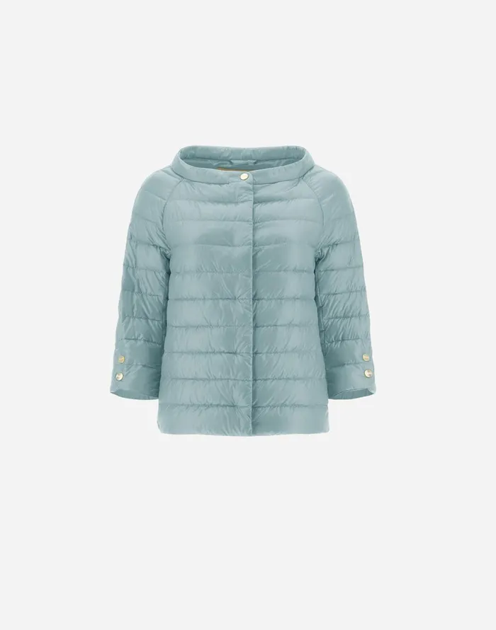 Herno ELSA Light Blue Women Capes